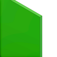 63-100-GN MODULAR SOLUTIONS PVC PANEL<br>1/4" X 48" X 96", GREEN